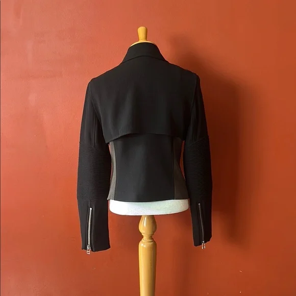 Aritzia Wilfred Black and Brown Bomber Jacket - Picture 12 of 16